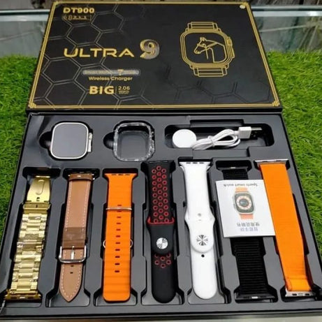 DT 900 7 In 1 Strap Ultra 9 Smart Watch